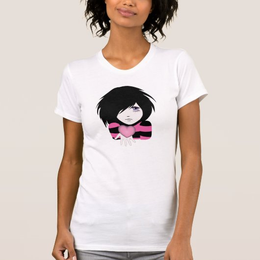 emoの女の子、か男の子か。 tシャツ (正面)