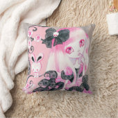 Emoの女の子: ジェニファー クッション (ブランケット)