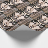 Emoの女の子 ラッピングペーパー (角)