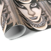 Emoの女の子 ラッピングペーパー (ロールコーナー)