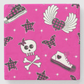 Emoの記号 ストーンコースター (正面)