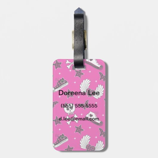 Emoシンボル ラゲッジタグ (裏面縦)