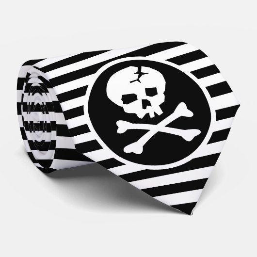 Emoスカルパッチ ネクタイ (ロール)