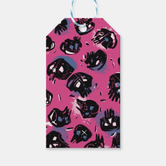 emoスカル・オフィスおよび学校のプロモーション製品 ギフトタグ (正面)