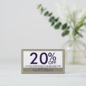 emoスタイルクーポン割引 割引カード (スタンド正面)