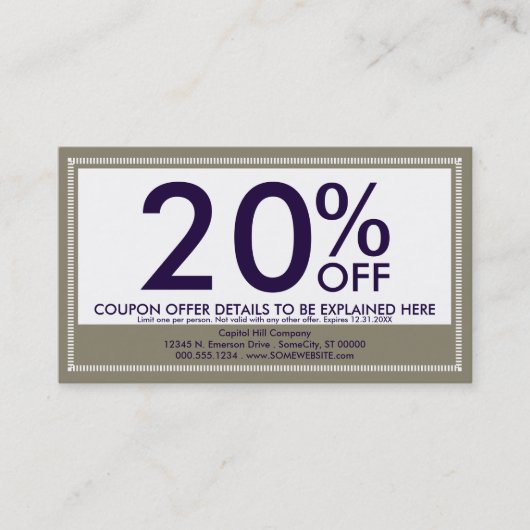 emoスタイルクーポン割引 割引カード (正面)