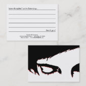 emoスタイルコメントカード 名刺 (正面/裏面)