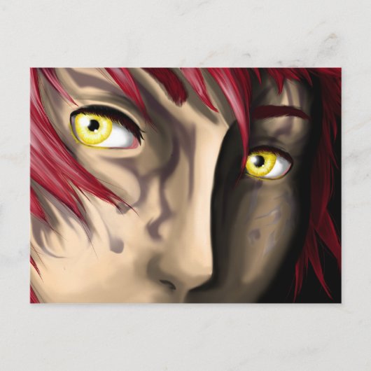 Emoモードのランダム少年 ポストカード (正面)