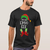 Emo小妖精や小人マッチングファミリーグループクリスマス小妖精や小人パーティー Tシャツ (正面)