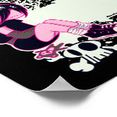 emo深い思考ベクトルイラストレーション ポスター (角)