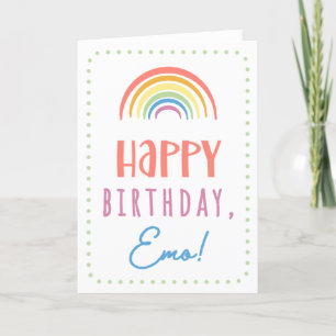 Emo誕生日カード カード