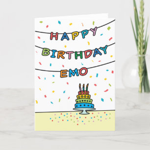 Emo誕生日カード カード