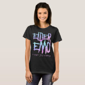 Emo長老。単なる段階ではなかった – Emoおもしろいゴシック Tシャツ (正面フル)