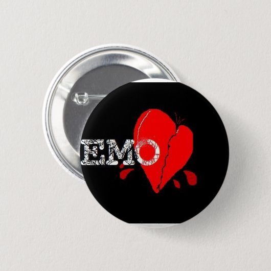 EMO BOTTON 缶バッジ (正面&裏面)