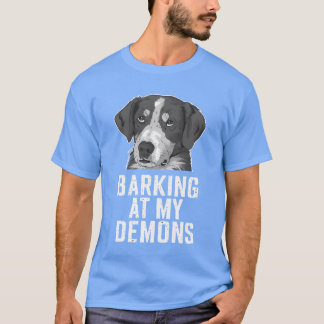 Emo Dog Gothic Dog Alternativeファッション(犬おもしろい) Tシャツ