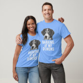 Emo Dog Gothic Dog Alternativeファッション(犬おもしろい) Tシャツ (ユニセックス)