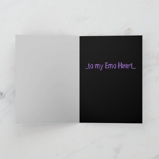 Emo "Emoの私のハートへの鍵"カード シーズンカード (内部)