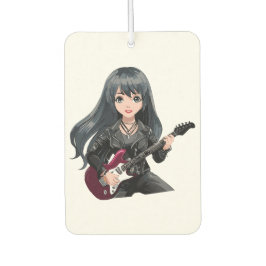 Emo girl with long black hair カーエアーフレッシュナー