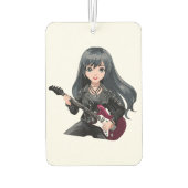 Emo girl with long black hair カーエアーフレッシュナー (裏面)