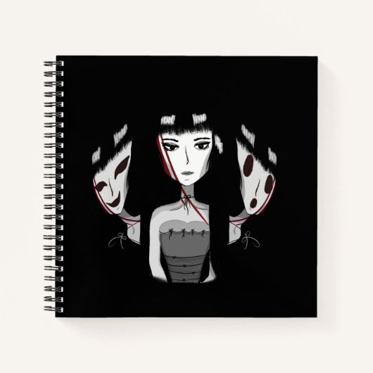 Emo Girls ノートブック (正面)