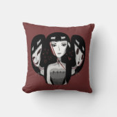 Emo Girls Red クッション (正面)