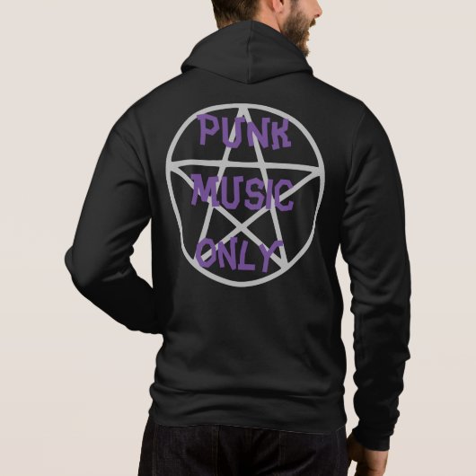 Emo - Goth - Rock - Anarchy - T-Shirt Hoodie パーカ (裏面)