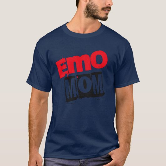Emo Mom Design Emo Band Gen Z Millenial Design vin Tシャツ (正面)