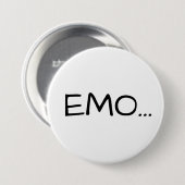 "EMO…" PIN (白い) 缶バッジ (正面&裏面)