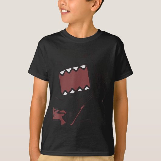 Emo Scence Guitar Domo Y2k Japanese  Tシャツ (正面)