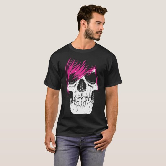 Emo Skull Tシャツ (正面フル)