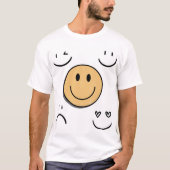 Emociones , caritas y animados  tシャツ (正面)