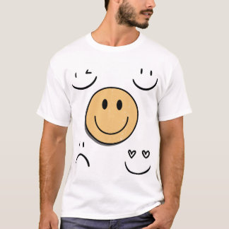 Emociones , caritas y animados  tシャツ