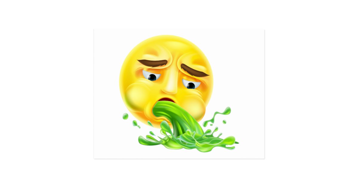 Emoji嘔吐の顔文字 ポストカード Zazzle Co Jp Emoji嘔吐の顔文字 ポストカード Zazzle Co Jp