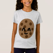 Emojiのクッキーのワイシャツ Tシャツ (正面)