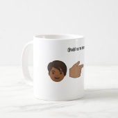 Emojiのパーソナライズなマグ|あなたは私のブーイング コーヒーマグカップ (正面左)