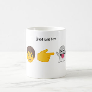 Emojiのパーソナライズなマグ あなたは私のブーイング コーヒーマグカップ