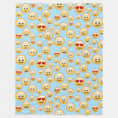 Emojiのパーティーカスタマイズことができます フリースブランケット (正面)