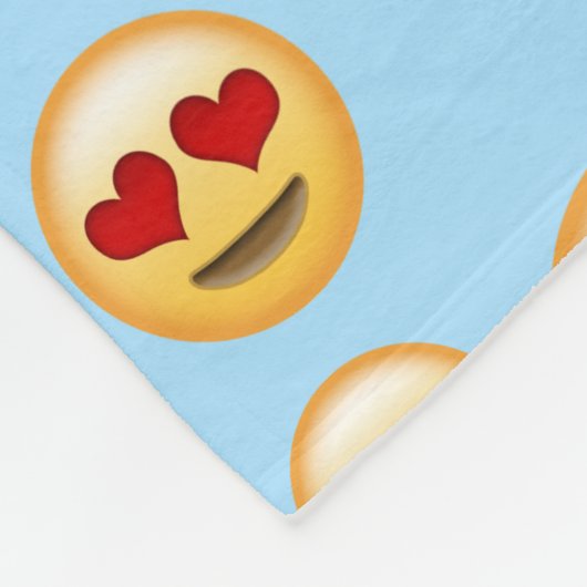Emojiのパーティーカスタマイズことができます フリースブランケット (角)