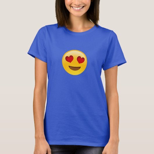 Emojiの女性のTシャツ Tシャツ (正面)