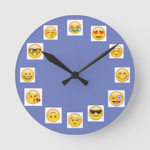 emojiの時計 ラウンド壁時計