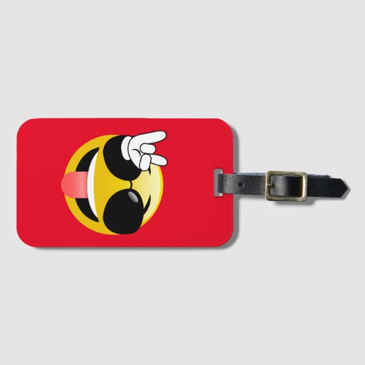 Emojiの石 ラゲッジタグ (正面横)