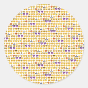 emojiの積み過ぎ ラウンドシール