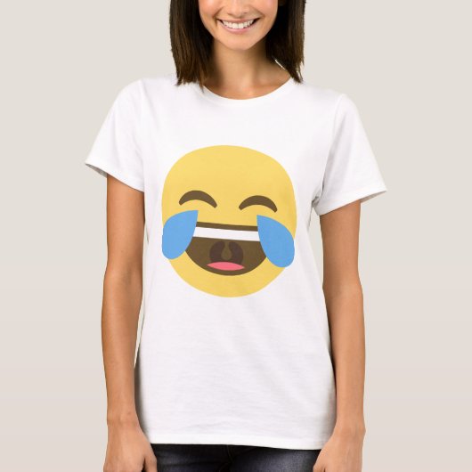 Emojiの笑うTシャツ Tシャツ (正面)