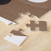 Emojiの笑わされるな衝撃を与えられたウンチ ジグソーパズル (側面)