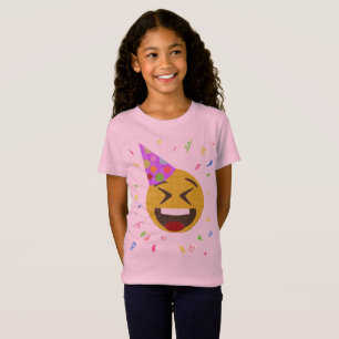 Emojiの誕生日のワイシャツ-幸せな顔Emoji Tシャツ