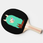Emojiの酔ったラマ 卓球ラケット (横)