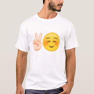 Emojiは平和デザインをインスパイア Tシャツ