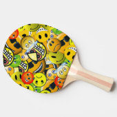 Emojiは顔を活気づけました 卓球ラケット (横)