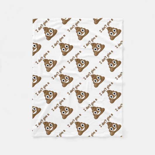 EmojiはPooを与えます フリースブランケット (正面)