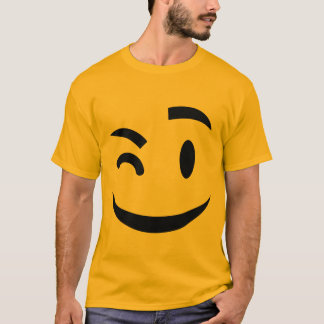 emojiをあなたにまばたきさせます tシャツ